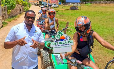 Just Because Tours clients doing ATV excursion
