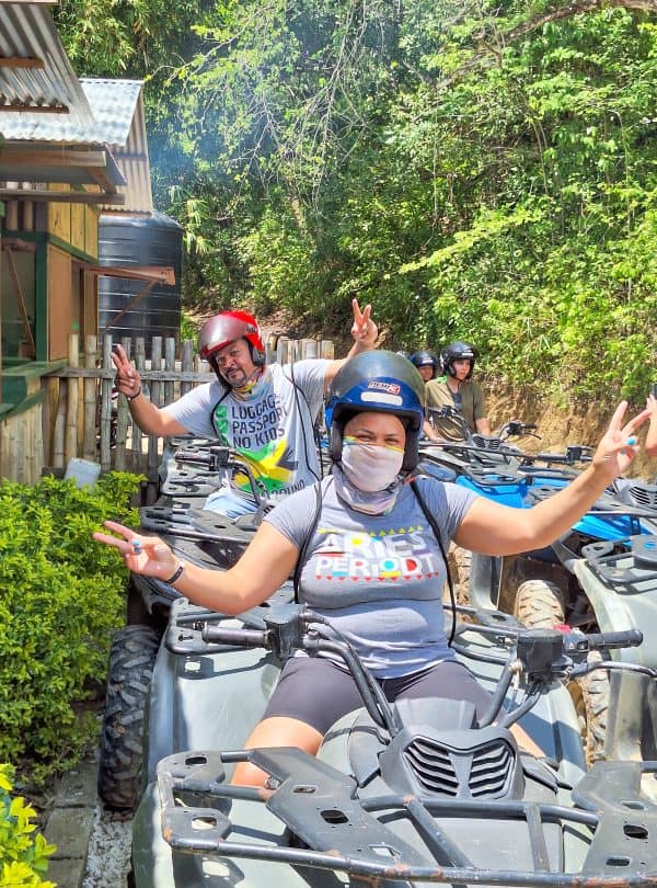 Couple Riding ATV